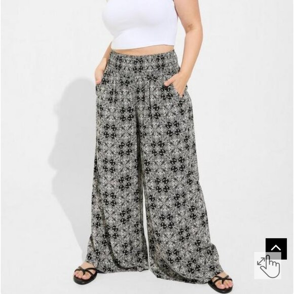 Torrid Bandana Print Wide Leg Palazzo Pants - Picture 1 of 7